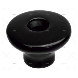 TIRADOR NEGRO BRILLANTE INOX FIJACION EX MARINE TOWN