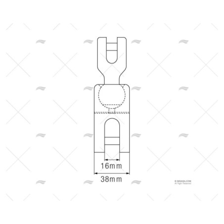 UNION ANCLA INOX 316 CADENA 6MM