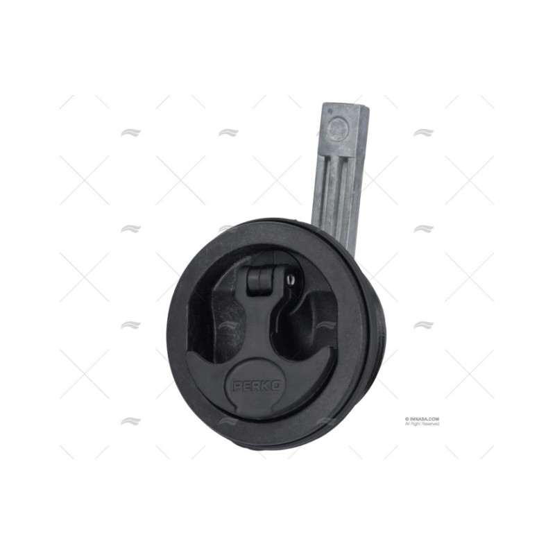 CIERRE TIRADOR 76MM NEGRO NEGRO PERKO