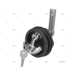 CIERRE TAMBUCHO NEGRO C/LLAVE 1"1/4-1"-7 PERKO