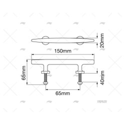 CORNAMUSA INOX 6"