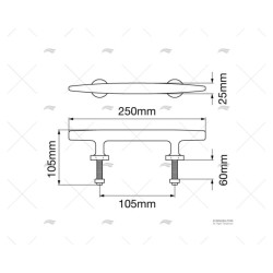 CORNAMUSA INOX 10"