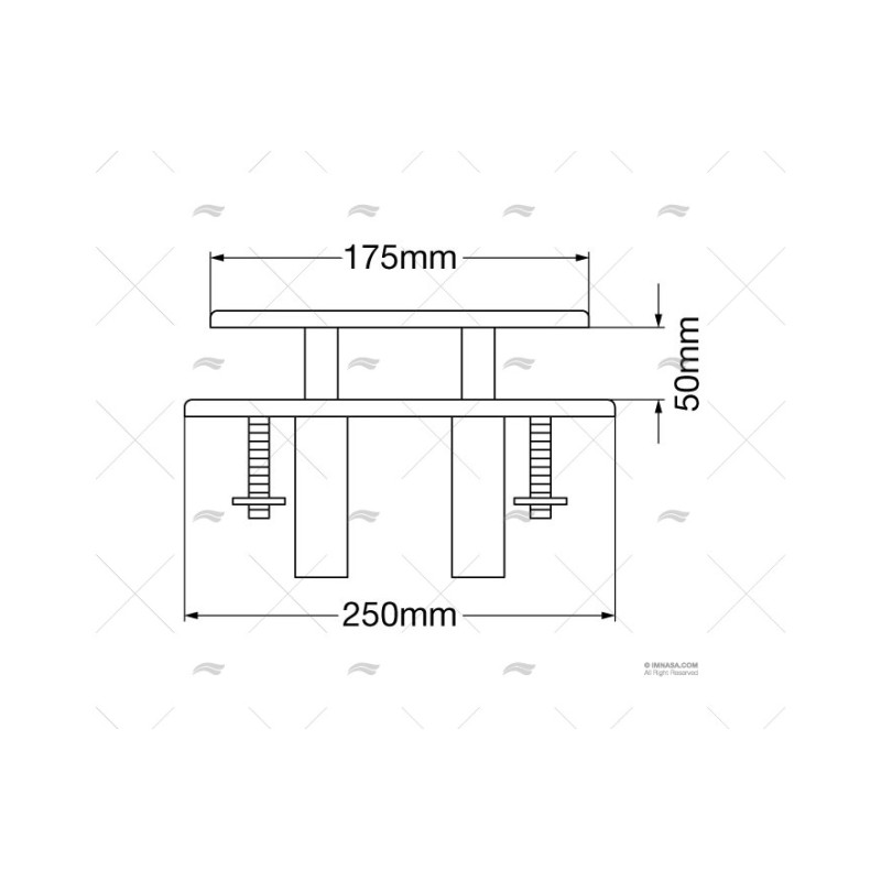 AGARRADERA PLEGABLE INOX 250MM