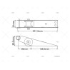 COJINETE ANCLA FIJO 51MM INOX