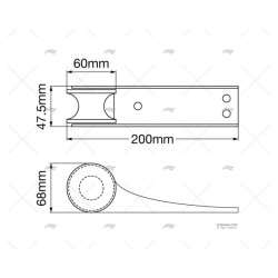 COJINETE ANCLA FIJO 200X48MM