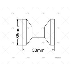 COJINETE PLASTICO 88MM