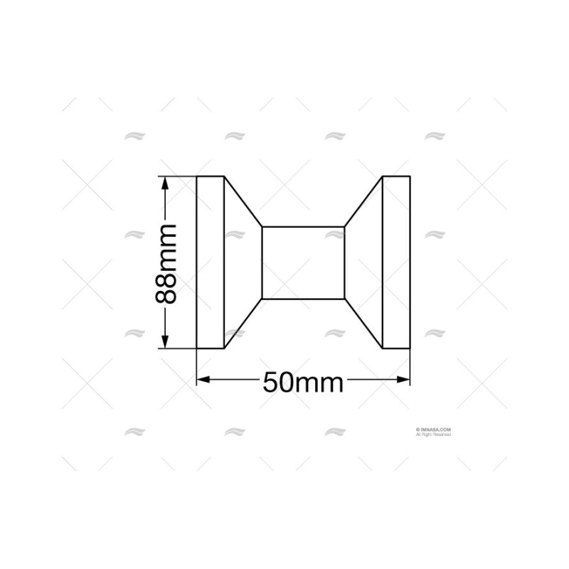 COJINETE PLASTICO 88MM