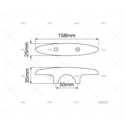 CORNAMUSA INOX 160MM