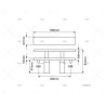 CORNAMUSA ESCAMOTEABLE CG 180 X 37 MM FORESTI SUARDI