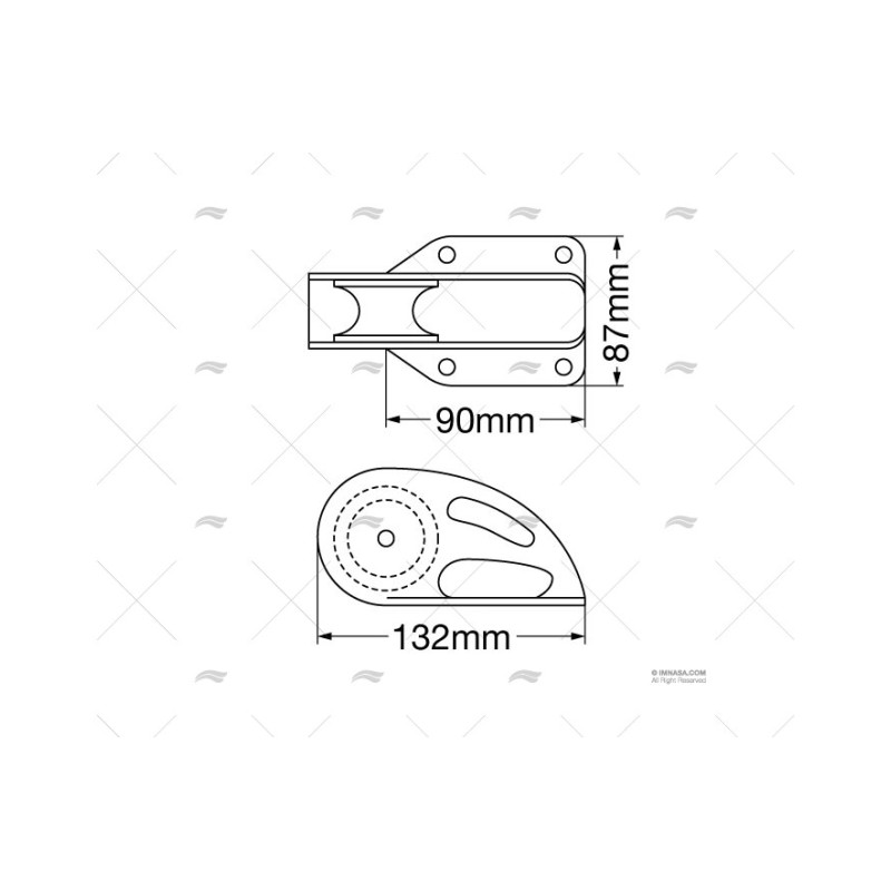COJINETE PARA RIBS 132MM SAFE