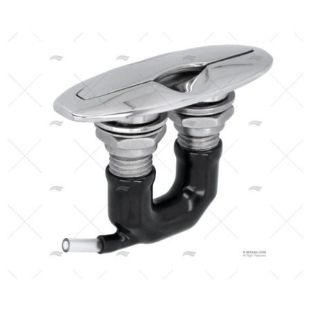 CORNAMUSA INOX SS 316 FLUSH C/DRE 132MM
