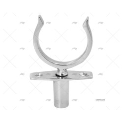 CHUMACERA C/SOPORTE LATON CROMADO 58MM