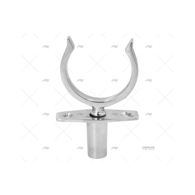 CHUMACERA C/SOPORTE LATON CROMADO 58MM