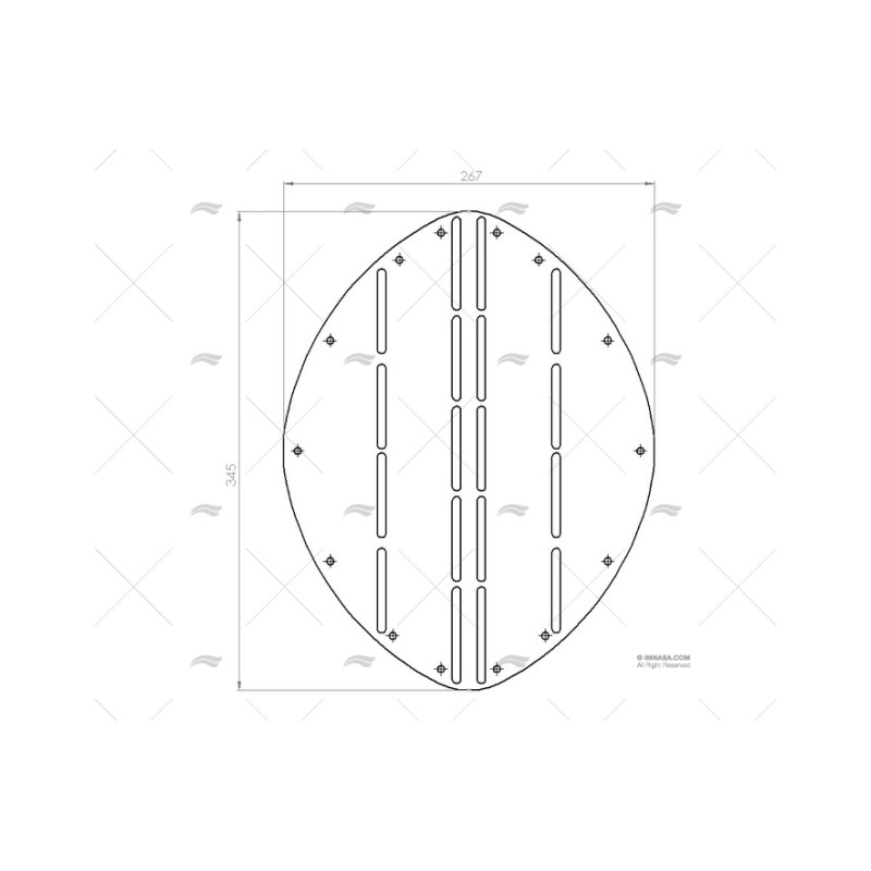 PLACA DE PROTECCION PROA 265MM