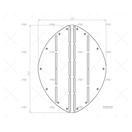 PLACA DE PROTECCION PROA 265MM