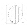 PLACA DE PROTECCION PROA 265MM
