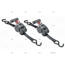 CINCHA 25MM 3,2MT AMARRE 300KG GANCHO 2U MASTER LOCK