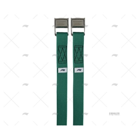CINCHA 25MM 2,5MT VERDE COCODRILO 2U