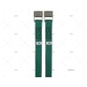 CINCHA 25MM 2,5MT VERDE COCODRILO 2U
