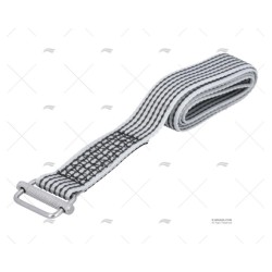 CINCHA 40MM 1,5MT GRIS-N HEBILLA GRIP