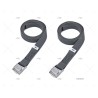 CINCHA 25MM 2,5MT GRIS COCODRILO 2U