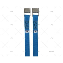 CINCHA 25MM 1,5MT AZUL-C COCODRILO 2U
