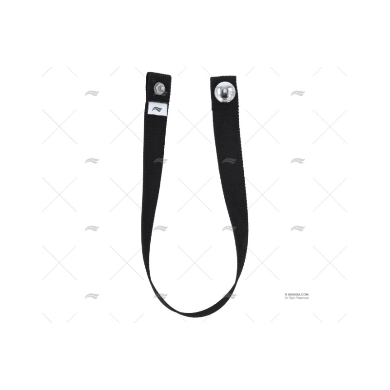 CINCHA C/FIJACION PARA CABOS NEGRO