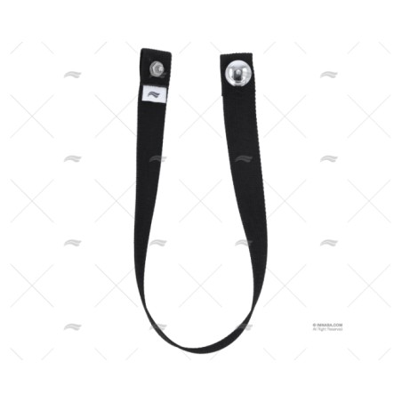 CINCHA C/FIJACION PARA CABOS NEGRO
