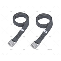 CINCHA 25MM 1,5MT GRIS COCODRILO 2U