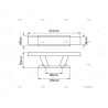 CORNAMUSA INOX 310MM