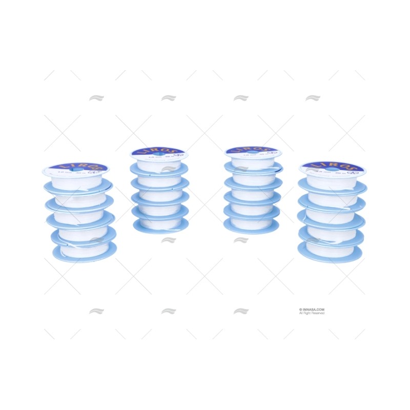 CAJA BOB. HILO ANUDAR 30MX1 MM 20U BLAN LIROS