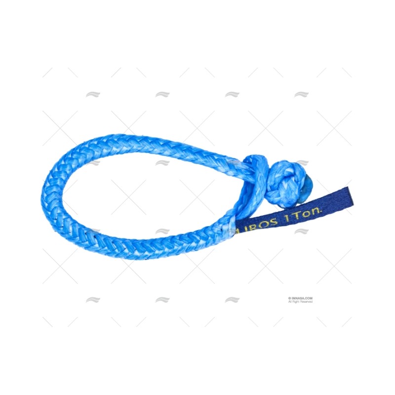 GRILLETE TEXTIL 06MM AZUL C. MAX. 0,5T LIROS