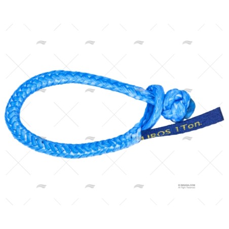 GRILLETE TEXTIL 06MM AZUL C. MAX. 0,5T LIROS