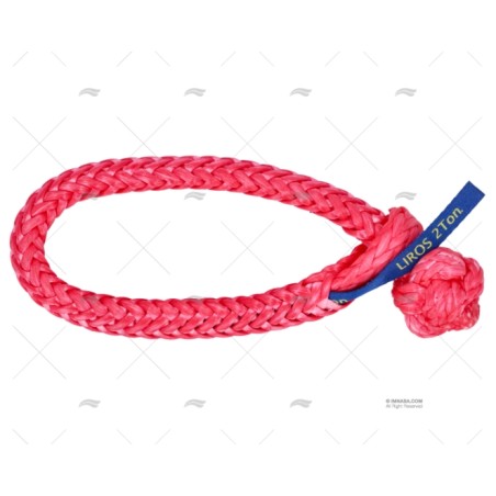 GRILLETE TEXTIL 12MM ROJO C. MAX. 1T LIROS