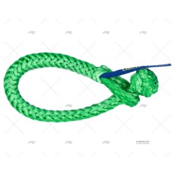 GRILLETE TEXTIL 09MM VERDE C. MAX 0,75T LIROS