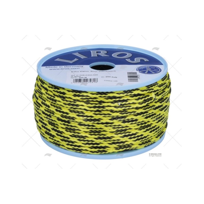 CABO D-PRO VISION AMARI-NEGRO 3MM 100M LIROS