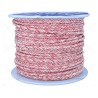 ESCOTA TOP GRIP 08MM BLANCO/ROJO 200M LIROS