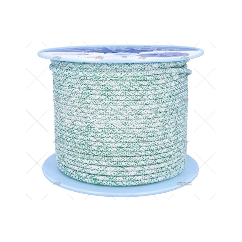 ESCOTA TOP GRIP 08MM BLANCO/VERDE 200M LIROS