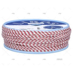 CABO DYNAMIC PLUS 03MM BLANCO/ROJO 250M LIROS