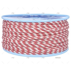 CABO DYNAMIC PLUS 06MM BLANCO/ROJO 200M LIROS