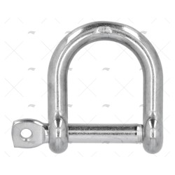 GRILLETE ANCHO INOX SS 316 8MM