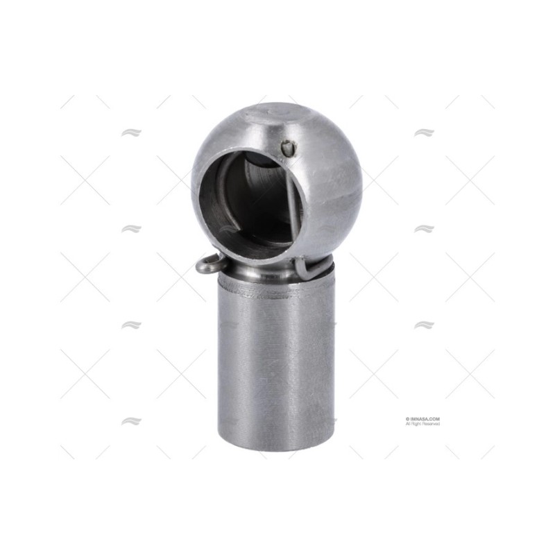 SOPORTE INOX PARA BOLA 13MM ROSCA 10MM