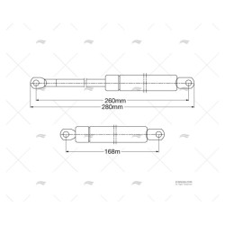 PISTON GAS 260 18/8 27K INOX IMNASA