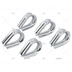 GUARDACABOS INOX 08MM (5UD)