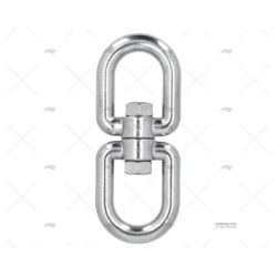 GIRATORIO ANILLA-ANILLA INOX SS 316 25MM