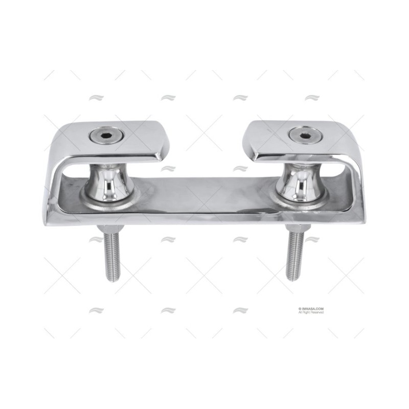 PASACABO CON 2 ROLDANAS INOX 8"