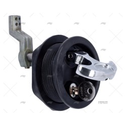 CIERRE C/LLAVE NEGRO MANETA CROMADA PERKO