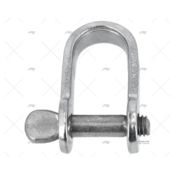 GRILLETE PLANO 06MM X 14MM INOX VIADANA