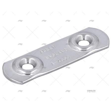 PLACA INOX CINCHA ALLEN BROTHERS
