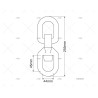 GIRATORIO INOX 22MM